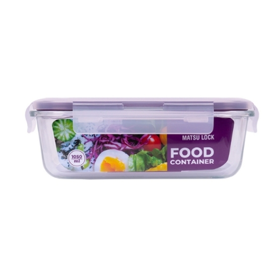 Hộp Thực Phẩm Thủy Tinh Matsu Lock 1050ml