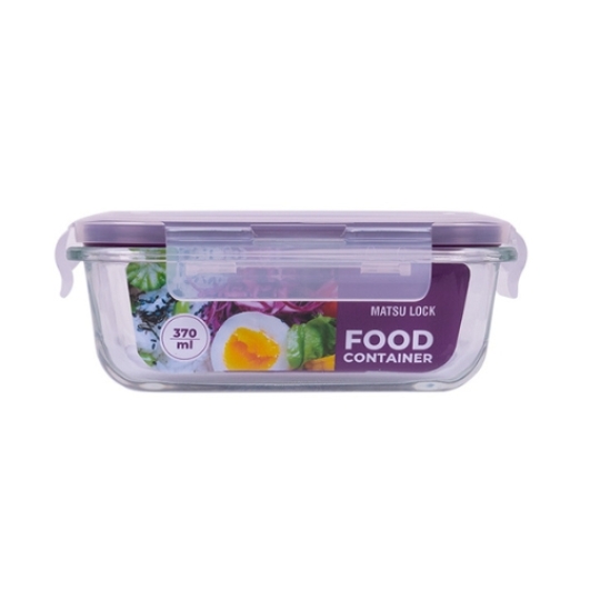 Hộp Thực Phẩm Thủy Tinh Matsu Lock 370ml