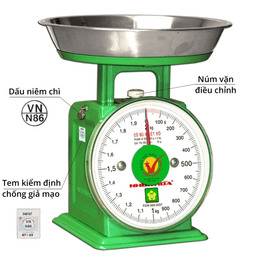 Cân Nhơn Hòa 2 Kg